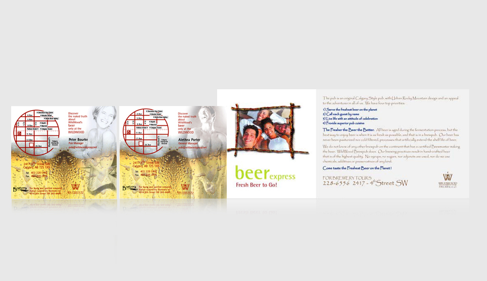 business card design calgary canada